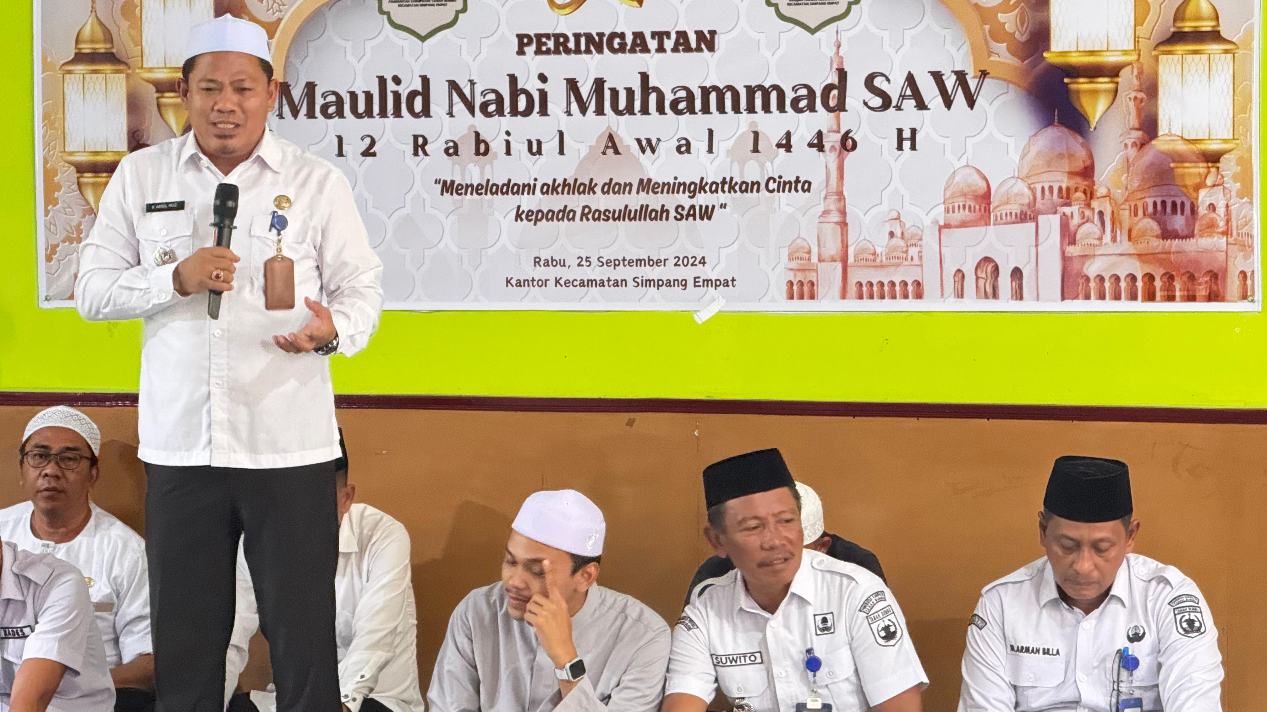 Kecamatan Simpang Empat Memperingati Maulid Nabi Muhammad SAW 1446 H