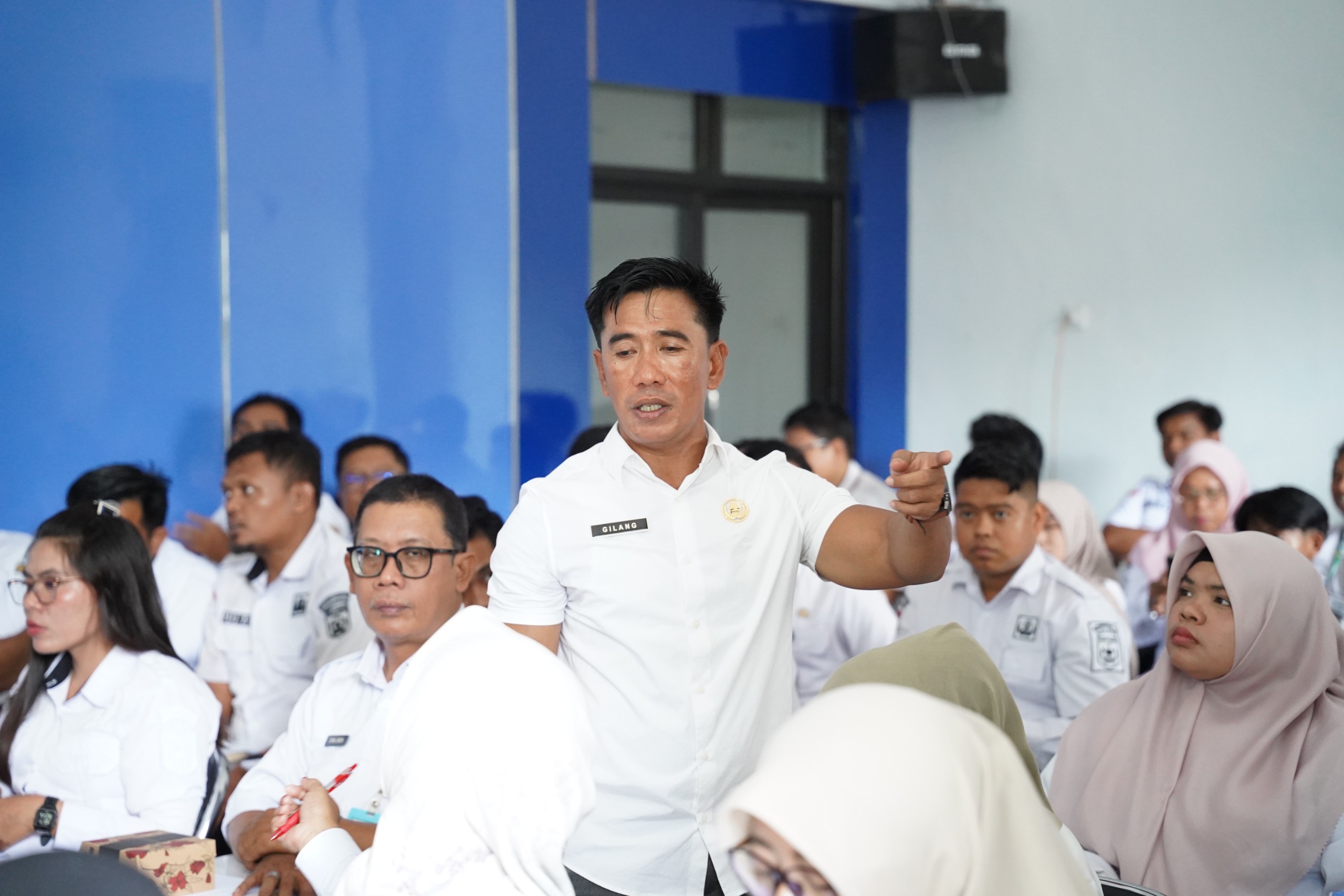 Diskominfo SP Tanbu Gelar Monev PPID dan SP4N-LAPOR! untuk Tingkatkan Layanan Informasi dan Pengaduan Publik