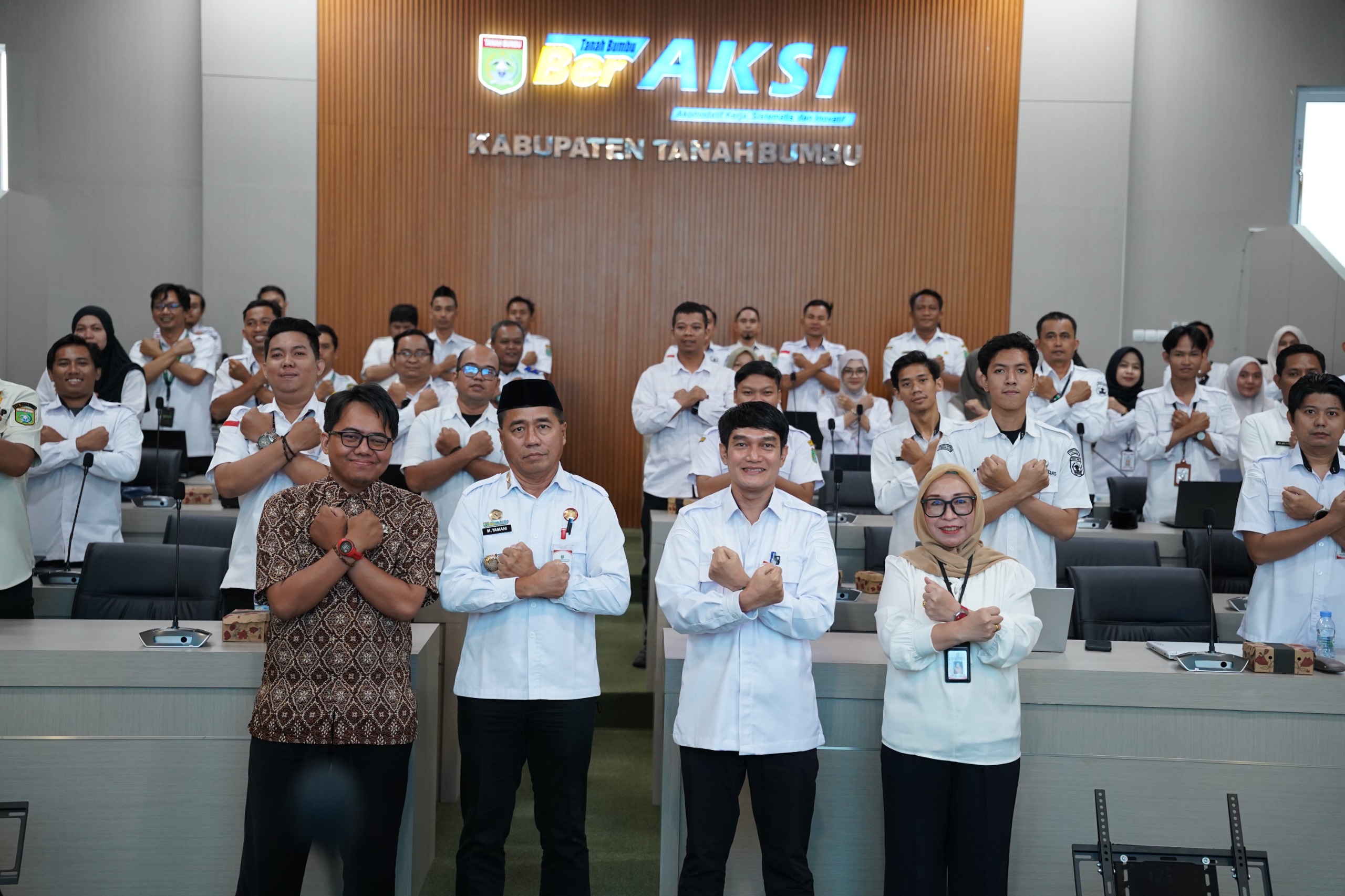 Perkuat Keamanan Siber, Diskominfosp Tanbu Gelar Bimtek Penanganan Web Defacement