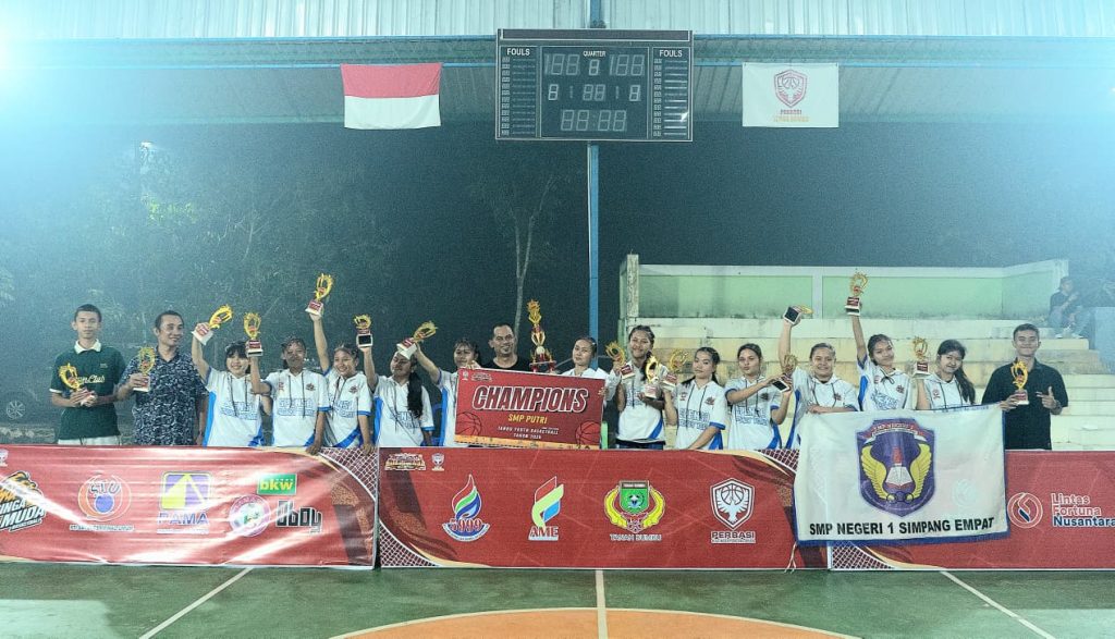 Final Tanbu Youth Basketball 2026 SMP Putra di Lapangan Semi Indoor Batulicin"
